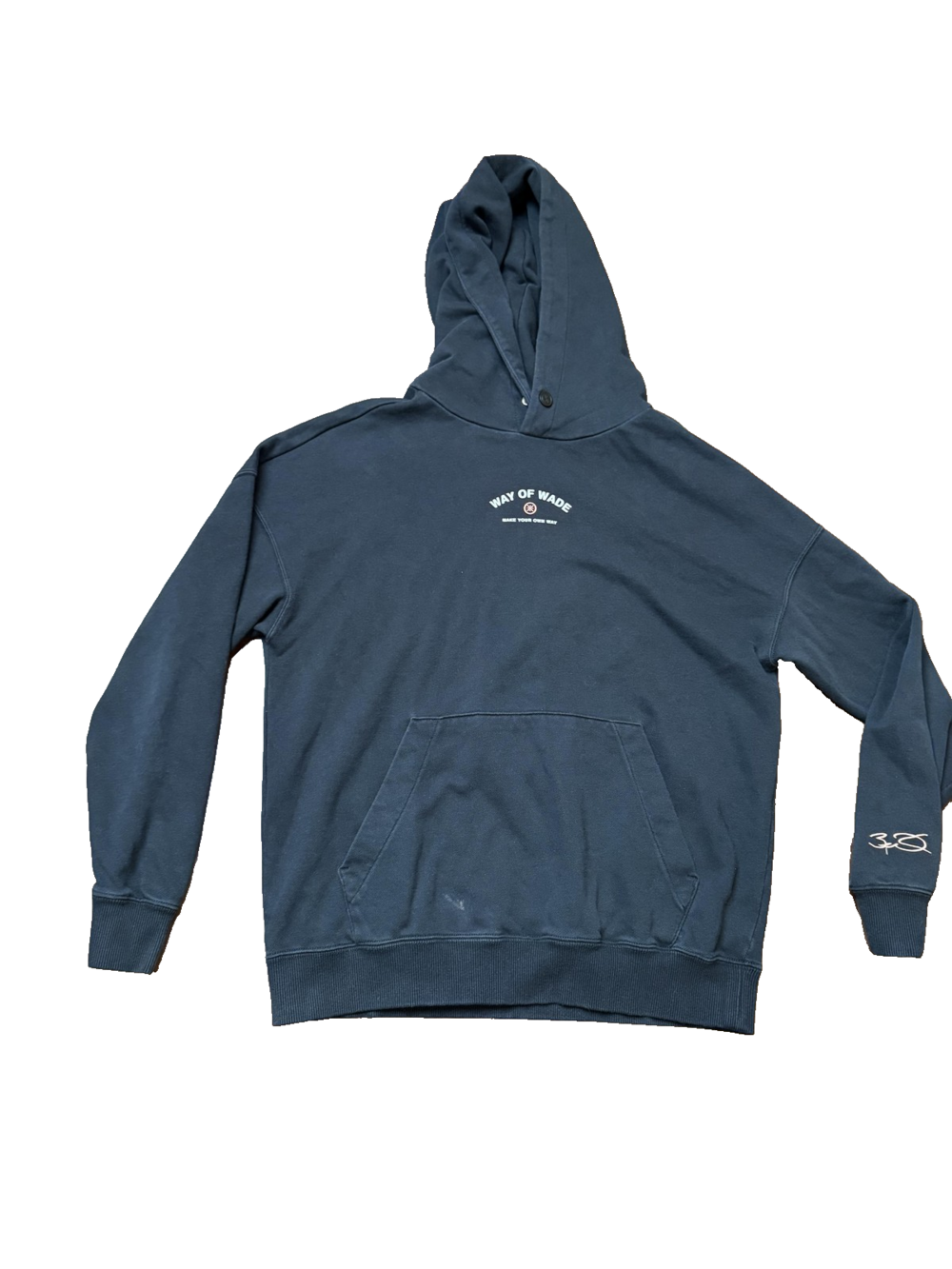 Way of Wade Hoodie Mens Small Black Make Your Own Way Pullover Logo Sweatshirt